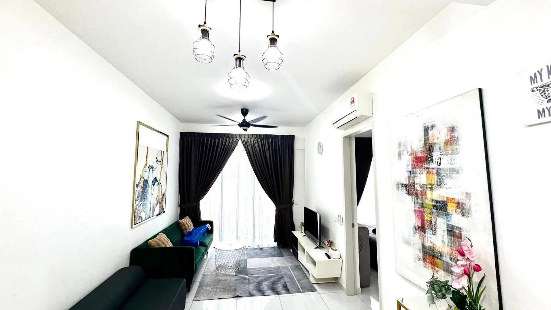 Sky Trees Bukit Indah Aeon 2Bed 5Pax Netflix Aircond Lejlighed Johor Bahru